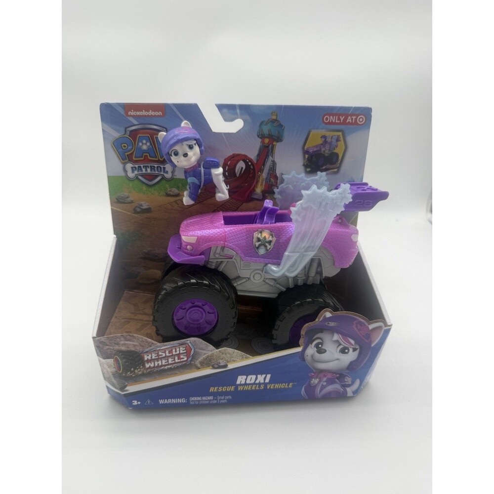 NEW Paw Patrol Roxi's Rescue Wheels Vehicle Roxi Figure Spin Master Nickelodeon
